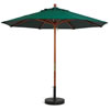 9' Wooden Market Umbrella 2" Pole